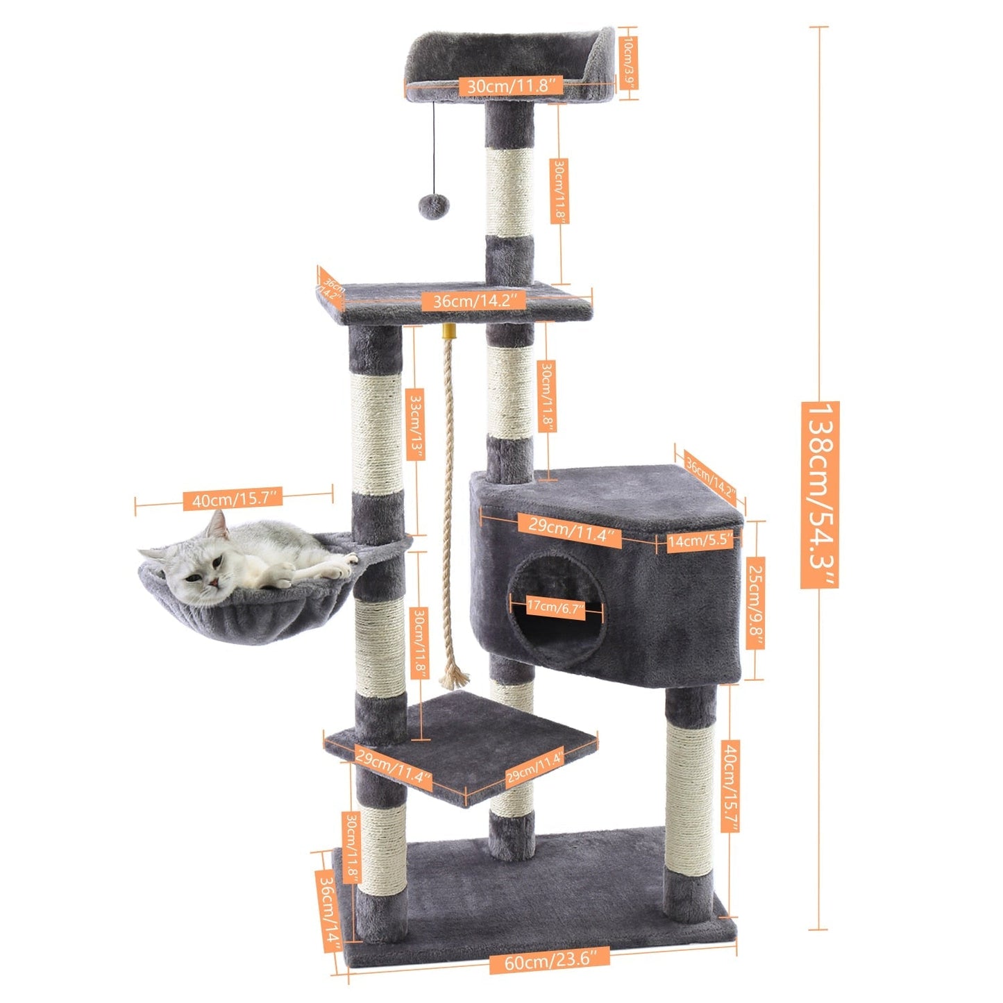 LuxuTree™ - Luxury cat towers tree - UniversOfCats