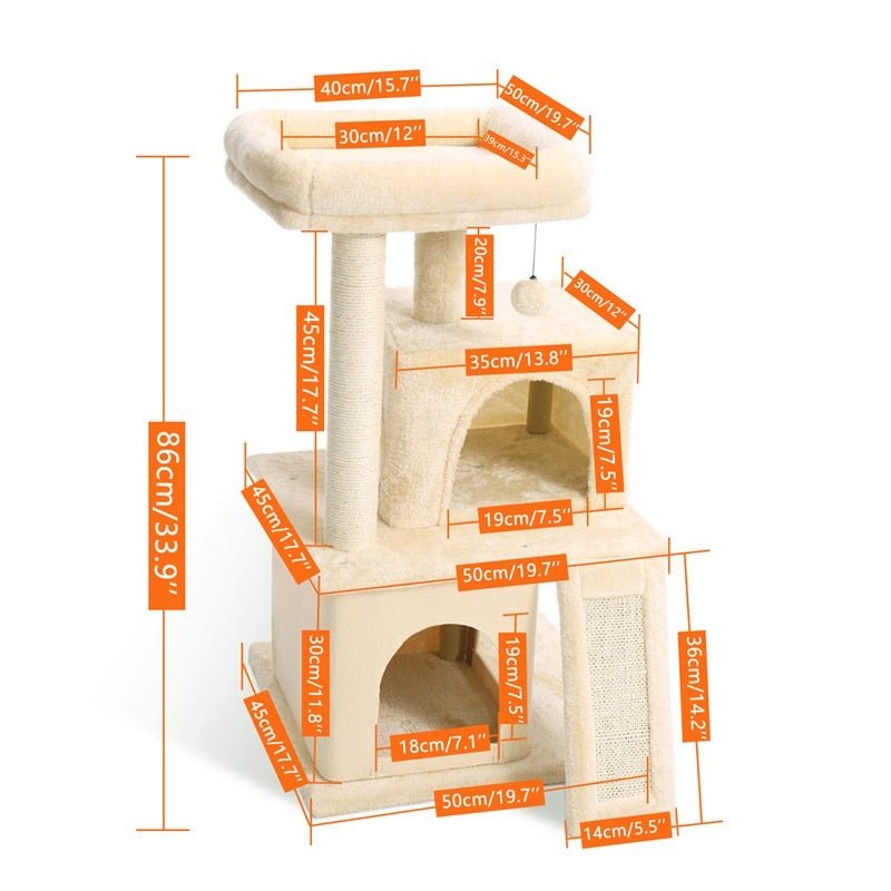 LuxuTree™ - Luxury cat towers tree - UniversOfCats